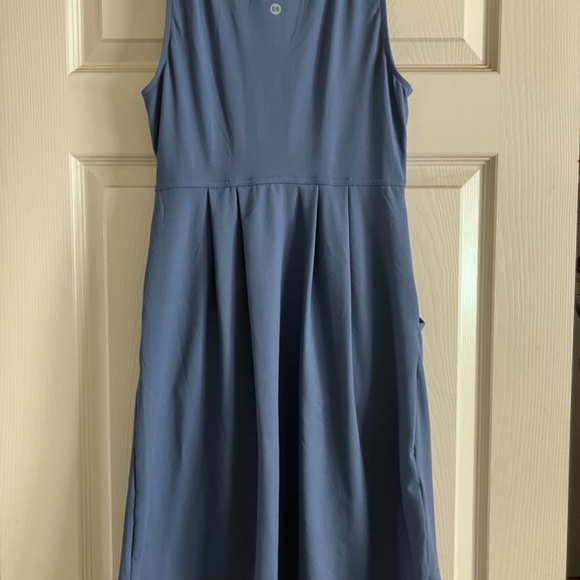 NWOT Eddie Bauer Aster Crossover Dress with Pockets - Bluebird XS - Picture 3 of 5